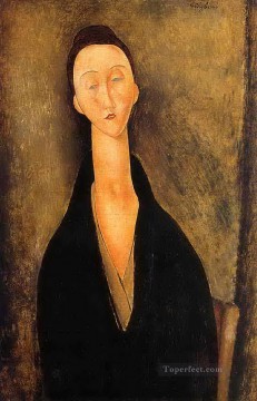 アメデオ・モディリアーニ Painting - ルニア・チェチョフスカ 1919年 アメデオ・モディリアーニ